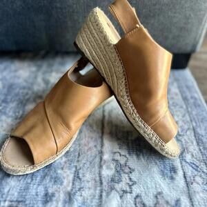 Clarks Unstructured Petrina Abby Wedge Espadrilles Sandals Size 8.5 Women’s